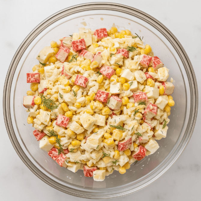 Салат з крабових паличок